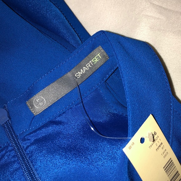 Light summer royal blue dress for girls night out. - Picture 3 of 3